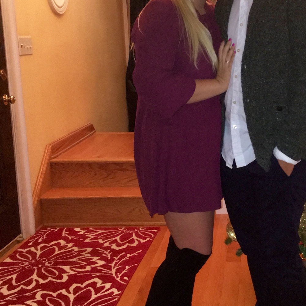 Maroon dress